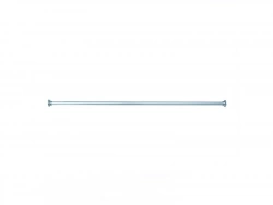 Barre droite extensible L.220 cm, SENSEA chrome