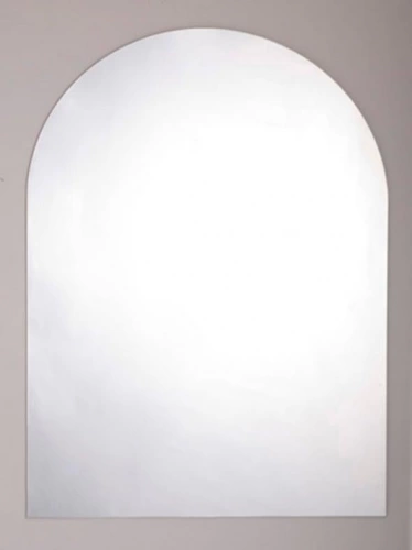 Miroir non lumineux découpé arche l.50 x L.70.5 cm Poli