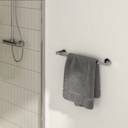 Porte serviette fixation au choix SENSEA Essential 50 cm chromé