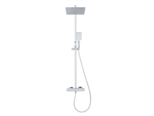Colonne de douche thermostatique, SENSEA Studio, Chromé