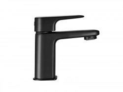 Robinet de lave-mains eau froide noir mat, SENSEA Remix S