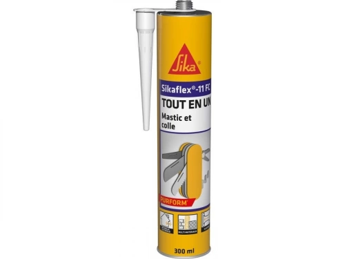 Mastic colle Sikaflex 11FC, SIKA, 300 ml blanc