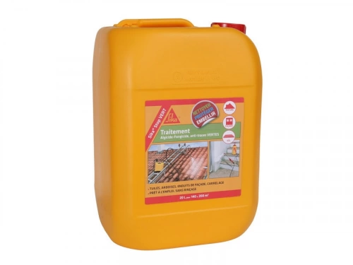 Traitement Pour Toitures, Façades Et Terrasses Sika, 20 L