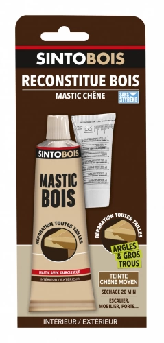 Mastic à bois SINTO, chêne moyen, 76