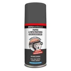 Résine bitumeuse fuite/infiltration Sintomateriaux gris spray 150ml