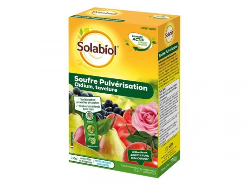 Soufre pulvérisation SOLABIOL, 750g