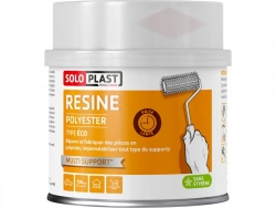 Résine Polyster Type Eco Transparent Soloplast, 500 G