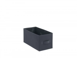 Panier S Polyester Spaceo Kub Noir H.15 X L.15 X P.31 Cm