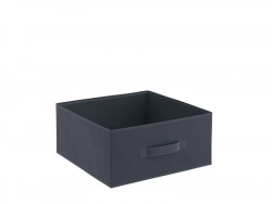 Panier M Polyester Spaceo Kub Noir H.15 X L.31 X P.15 Cm