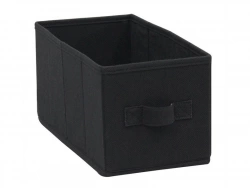 Panier S Intissé Spaceo Kub Noir H.15 X L.15 X P.31 Cm