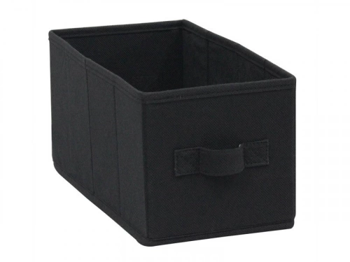 Panier S Intissé Spaceo Kub Noir H.15 X L.15 X P.31 Cm
