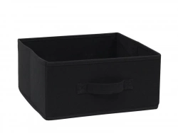 Panier M Intissé Spaceo Kub Noir H.15 X L.31 X P.15 Cm