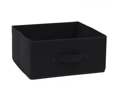 Panier M Intissé Spaceo Kub Noir H.15 X L.31 X P.15 Cm