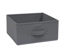 Panier M Intissé Spaceo Kub Gris H.15 X L.31 X P.15 Cm