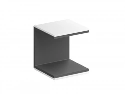 Attache-Caisson Spaceo Kub Acier Blanc, L.3.5 X L.3.5 Cm