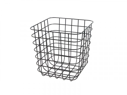 Panier L Métal Spaceo Kub Gris H.31 X L.31 X P.31 Cm