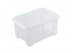 Bac de rangement polypropylène de 14 L, transparent