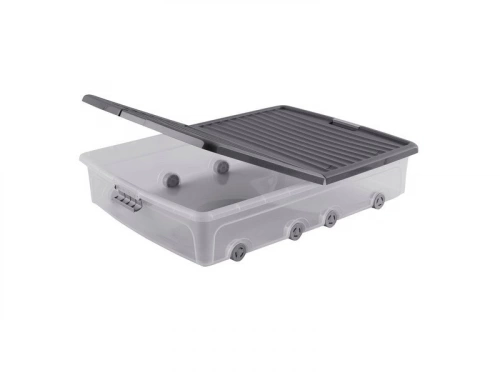 Dessous de lit SPACEO transparent 55 L