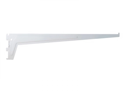 Console simple en acier verni, P.50 cm entraxe 50 mm blanc