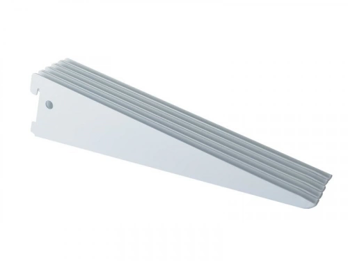 Lot De 10 Consoles Doubles Acier Verni, P.27 Cm Entraxe 50 Mm
