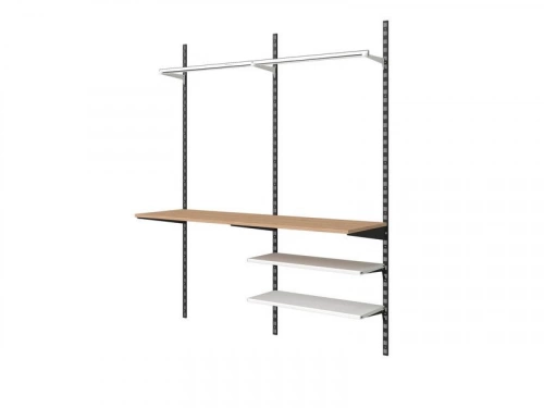 Console Double Acier Verni, P.47 Cm Entraxe 50 Mm
