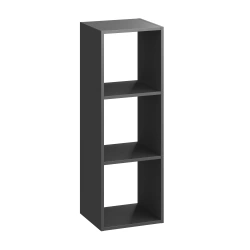 Etagère Kub gris H.104.9 x L.36 cm x P.31.7 cm