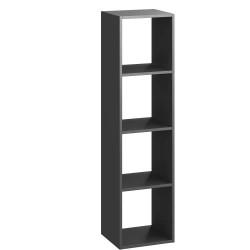 Etagère Kub gris H.139.3 x L.36 cm x P.31.7 cm