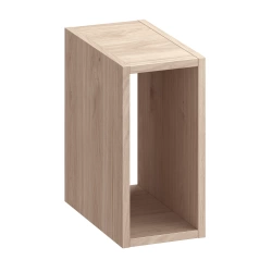 Etagère Kub effet chêne, H.36.1 x L.18 cm x P.31.7 cm