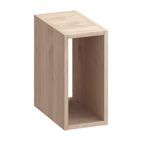 Etagère Kub effet chêne, H.36.1 x L.18 cm x P.31.7 cm