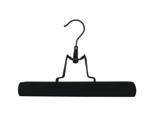 cintre pantalon et jupe SPACEO bois noir, H.17.2 x l.28 x P.2.2 cm