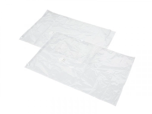 Lot de 2 Housse sous vide SPACEO transparent H.90 x l.60 x P.0 cm