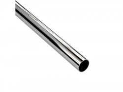Barre de penderie gris H.2.5 x l.200 x P.2.5 cm