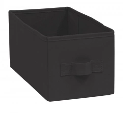 Panier SPACEO Kub noir H.14 x l.14 x P.31 cm
