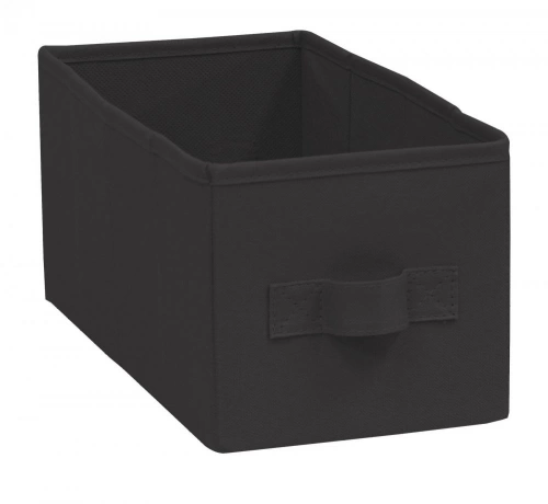 Panier SPACEO Kub noir H.14 x l.14 x P.31 cm
