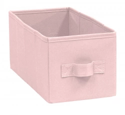 Panier SPACEO Kub rose H.14 x l.14 x P.31 cm