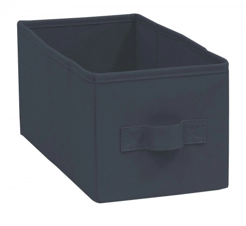 Panier SPACEO Kub noir H.14 x l.14 x P.31 cm