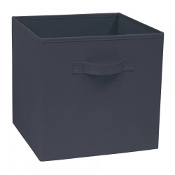 Panier SPACEO Kub noir H.31 x l.31 x P.31 cm
