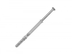 Lot De 4 Chevilles Et Vis À Expansion Nylon Spit, Diam.10 X L.120 Mm