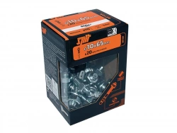 Lot de 20 goujons à bague à expansion acier Spit, diam. 10 x L. 65 mm