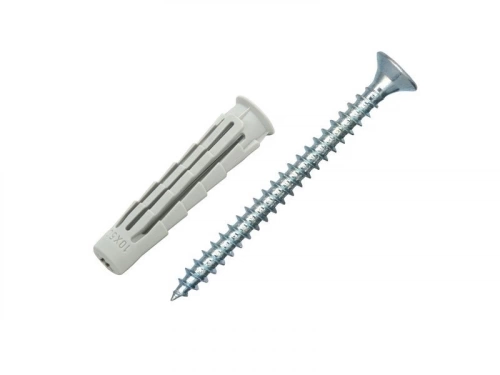 Lot De 4 Chevilles Et Vis Spit, Diam.10 Mm X L.50 Mm