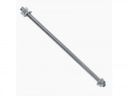 Lot De 4 Tiges Filetées Acier Zingué, L.200 X Diam.4 Mm, Standers