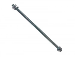 Lot De 2 Tiges Filetées Acier Zingué, L.200 X Diam.6 Mm, Standers