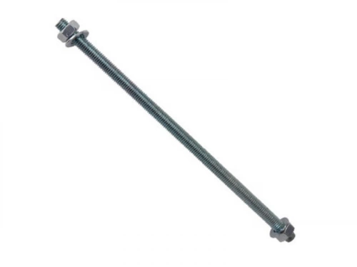 Lot De 2 Tiges Filetées Acier Zingué, L.200 X Diam.8 Mm, Standers