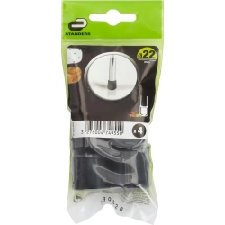 Lot de 4 embouts en pvc STANDERS