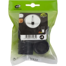 Lot de 4 embouts en pvc STANDERS