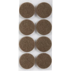 Assortiment 16 Patin de pied de meuble en feutre adhésif STANDERS Ø20 mm
