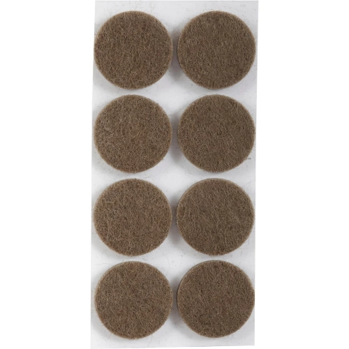 Assortiment 16 Patin de pied de meuble en feutre adhésif STANDERS Ø20 mm