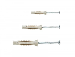 Assortiment  de 230 chevilles et vis à expansion STANDERS, diam. 6, 8 et 10 mm