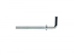 Lot de 8 gonds en acier zingué, STANDERS, diam.4 x l.35 mm