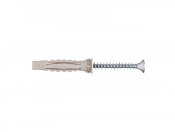 Lot De 50 Chevilles Et Vis À Expansion Standers, Diam.8 Mm X L.50 Mm